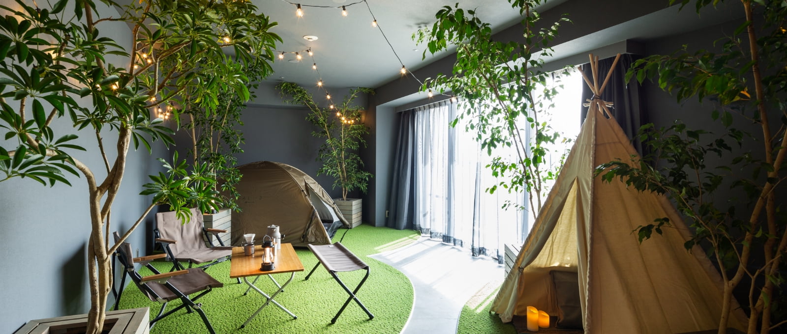 キャンプの部屋